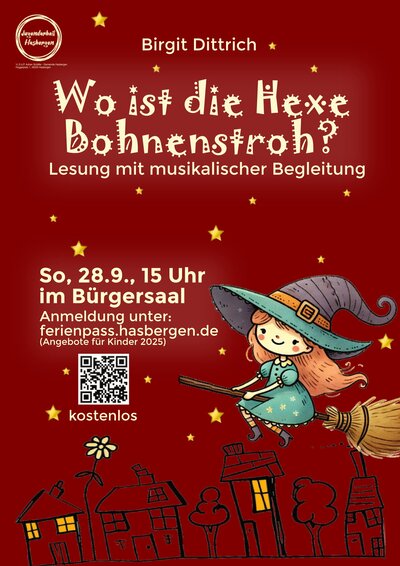 Lesung Hexe Bohnenstroh_Plakat Lesung Hexe Bohnenstroh_Plakat