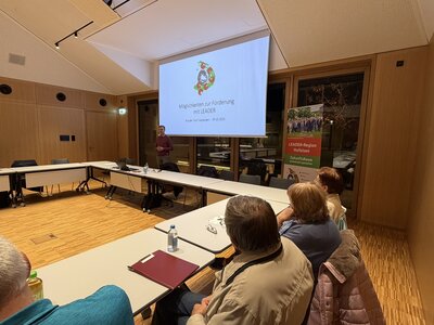 Vortrag Runder Tisch Ehrenamt Leader-Region Hufeisen Vortrag Runder Tisch Ehrenamt Leader-Region Hufeisen