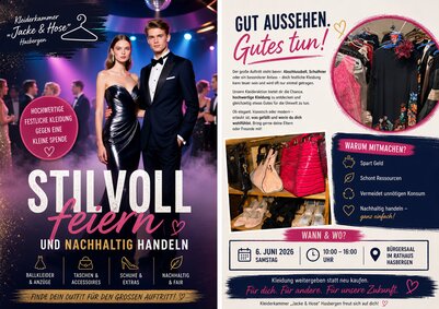 Flyer Stilvoll feiern - Jacke und Hose-1