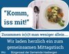 Flyer gemeinsames Mittagessen
