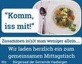 Flyer gemeinsames Mittagessen