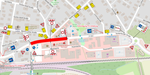 Sperrung Hasbergen 7