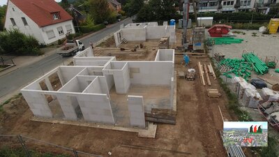 Mauerarbeiten Nachbarbebauung