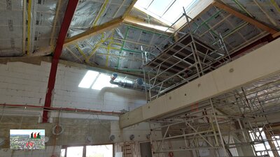 Dachinnenseite Bürgersaal