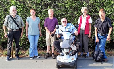 Foto Behindertenbeirat - von links: Peter Doch, Janine Schröder, Rolf Wuth, Werner Tobergte, Astrid Hecht, Stephan Fuehrer. Es fehlt auf dem Bild Carsten Brüggemann.